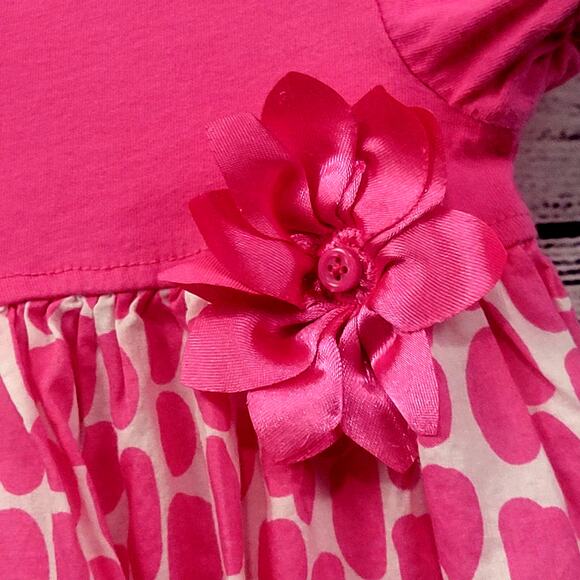 Just One You by Carter's Pink Romper 12 months - Picture 3 of 8